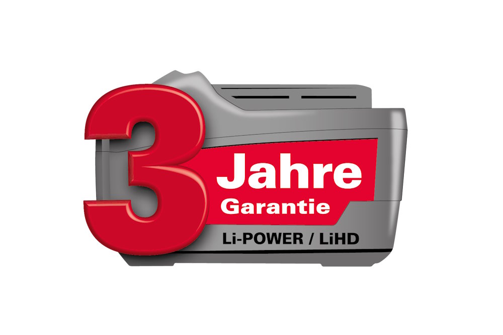 Drei Jahre Garantie